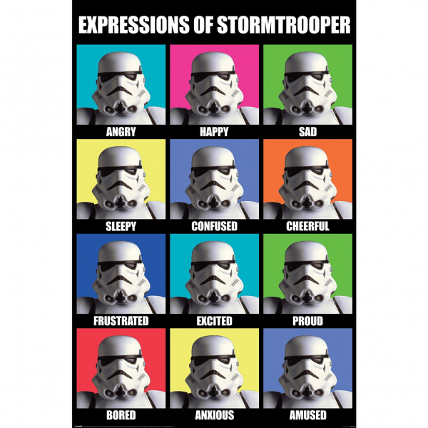 Star Wars - Expression Of Stormtrooper Maxi Poster 91,5 X 61 Cm i gruppen MERCH / Plakater hos Bengans Skivbutik AB (5696580)