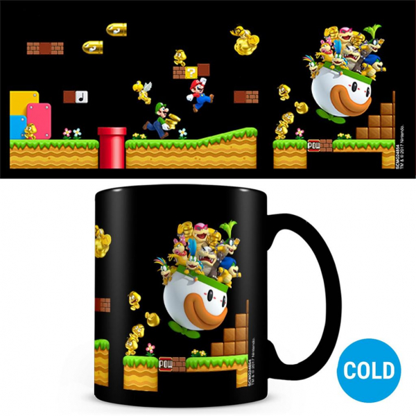 Super Mario - Gold Coin Rush Heat Change Mug i gruppen MERCH / Hjem & interiør / Krus hos Bengans Skivbutik AB (5696597)