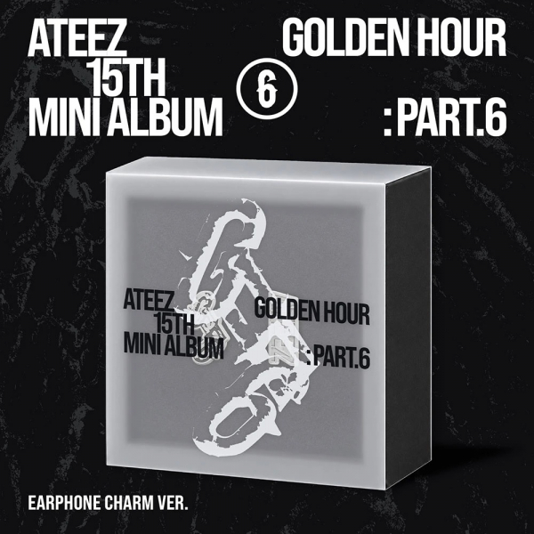 Ateez - Golden Hour : Part.6 (Earphone Charm Ver.) i gruppen MERCHANDISE / Merch+Code / Kommende / K-Pop hos Bengans Skivbutik AB (5696765)