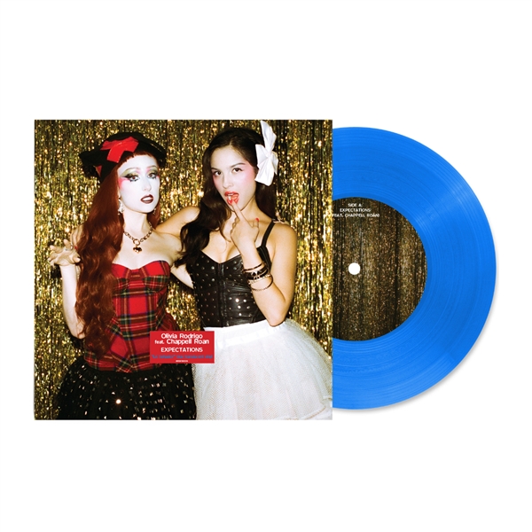 Olivia Rodrigo (Feat. Chappell Roan) - Expectations (La Behavior Blue Translucent Vinyl) i gruppen VINYL / Kommende / Pop-Rock hos Bengans Skivbutik AB (5697254)