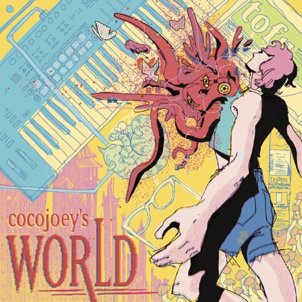 Cocojoey - Cocojoey's World (Fluorescent Pink i gruppen Kommende / Pop-Rock hos Bengans Skivbutik AB (5697671)