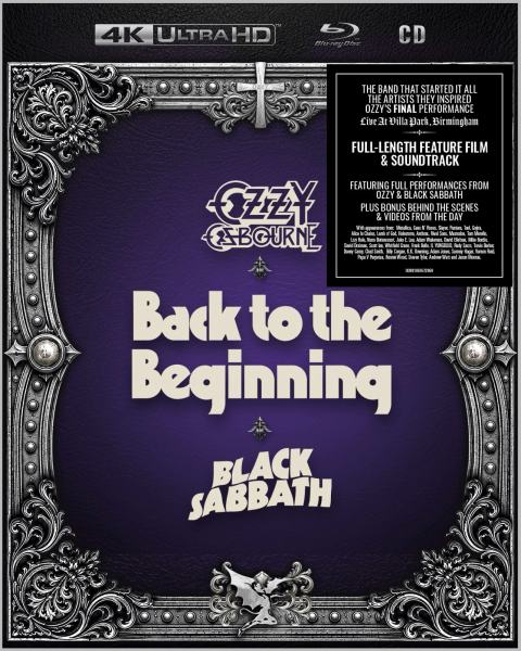 Ozzy Osbourne & Black Sabbath - Back To The Beginning (CD, 4K Ultra HD & HD Blu-ray Boxset) i gruppen Musikk / CD+Blu-ray / Metal hos Bengans Skivbutik AB (5697958)