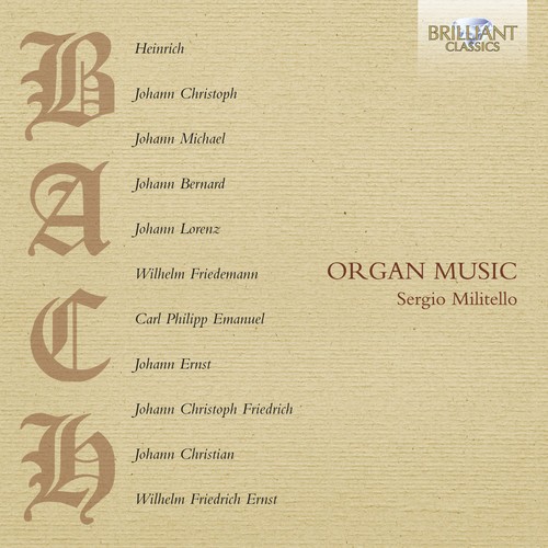 Bach - Family - Organ Music i gruppen CD / Klassisk hos Bengans Skivbutik AB (570310)