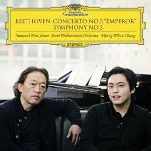 Beethoven - Pianokonsert 5 & Symfoni 5 i gruppen CD hos Bengans Skivbutik AB (576857)