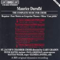 Durufle Maurice - Requiem i gruppen CD hos Bengans Skivbutik AB (580061)