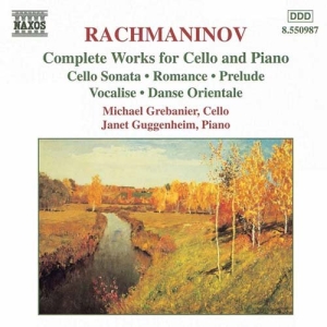 Rachmaninov Sergej - Music For Cello & Piano i gruppen CD hos Bengans Skivbutik AB (583981)