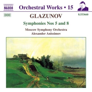 Glazunov Alexander - Symphonies 5 & 8 i gruppen CD hos Bengans Skivbutik AB (590951)