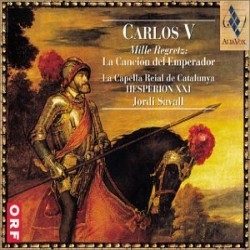 Savall Jordi - Carlos V - Mille Regretz / La i gruppen CD hos Bengans Skivbutik AB (593009)