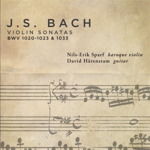 Nils-Erik Sparf/ David Härenstam - Bach: Violinsonater i gruppen CD / Annet hos Bengans Skivbutik AB (593248)