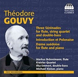 Gouvy - Serenades For Flute i gruppen Externt_Lager / Naxoslager hos Bengans Skivbutik AB (601744)