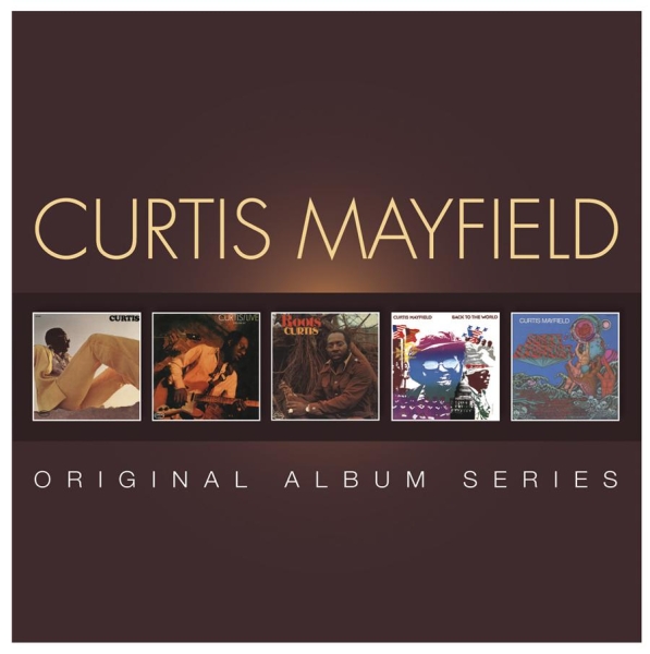 Curtis Mayfield - Original Album Series i gruppen CD / RNB, Disco & Soul hos Bengans Skivbutik AB (612356)