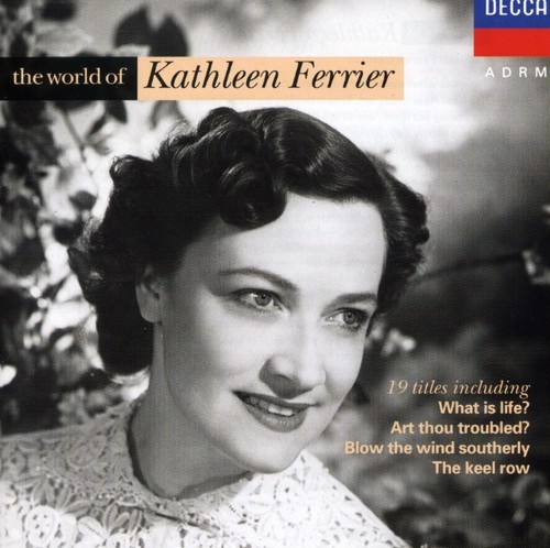 Ferrier Kathleen Alt - World Of i gruppen CD / Klassisk hos Bengans Skivbutik AB (614993)
