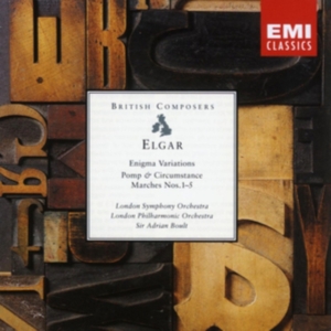 SIR ADRIAN BOULT/LONDON SYMPHO - ELGAR: ENIGMA VARIATIONS - POM i gruppen CD / Klassisk hos Bengans Skivbutik AB (621726)