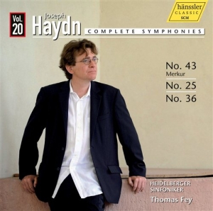 Haydn - Symphonies No 43/25/36 i gruppen CD / Klassisk hos Bengans Skivbutik AB (631557)