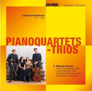 Beethoven - Piano Quartets i gruppen CD hos Bengans Skivbutik AB (631568)