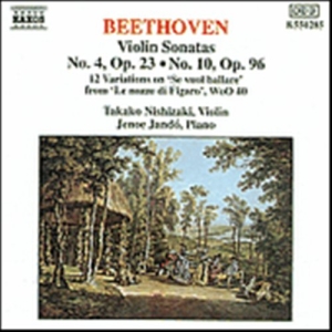 Beethoven Ludwig Van - Violin Sonatas 4 Opp 23 & 96 i gruppen CD hos Bengans Skivbutik AB (633687)