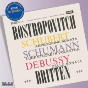 Schubert/ Schumann/ Debussy - Verk För Cello i gruppen Annet /  hos Bengans Skivbutik AB (636005)