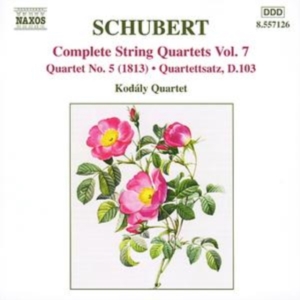Schubert: Kódaly Quartet - String Quartets Vol.7 i gruppen Externt_Lager / Naxoslager hos Bengans Skivbutik AB (637708)