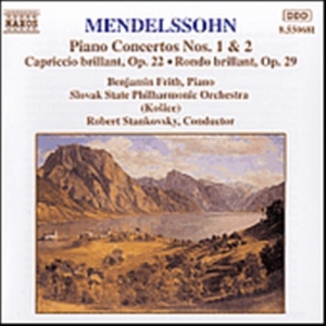Mendelssohn Felix - Piano Concertos 1 & 2 i gruppen CD hos Bengans Skivbutik AB (638346)