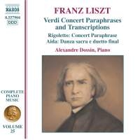 Liszt: Dossin - Verdi Opera Transcriptions i gruppen CD hos Bengans Skivbutik AB (648619)