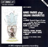Various - Hans Fagius Plays Organ Favour i gruppen CD hos Bengans Skivbutik AB (652434)