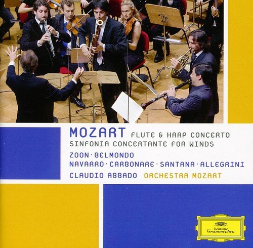 Mozart - Sinfonia Concertante & Flöjtkonsert i gruppen CD / Klassisk hos Bengans Skivbutik AB (652979)