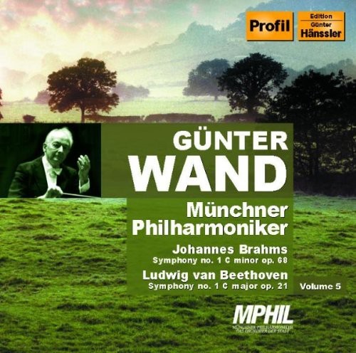 Brahms & Beethoven/ Philharmoniker - Symphony No. 1 & No. 1  In C, Munch i gruppen CD / Klassisk hos Bengans Skivbutik AB (662722)