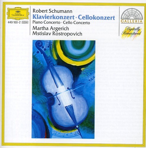 Schumann - Pianokonsert & Cellokonsert i gruppen CD / Klassisk hos Bengans Skivbutik AB (664248)