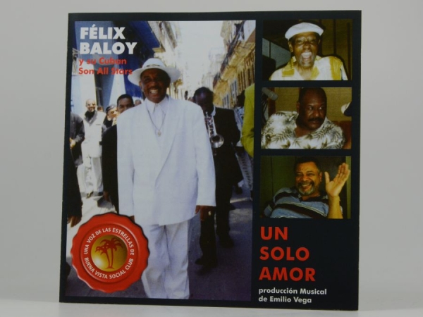 Baloy Felix - Un Solo Amor i gruppen CD / Worldmusic/ FolkeMusikkk hos Bengans Skivbutik AB (670174)