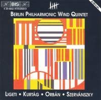 Ligeti Gyorgy - Wind Quintet /Kurtag i gruppen CD hos Bengans Skivbutik AB (671451)