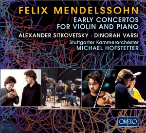 Mendelssohn Felix - Violin Concerto In D Minor i gruppen CD hos Bengans Skivbutik AB (677513)