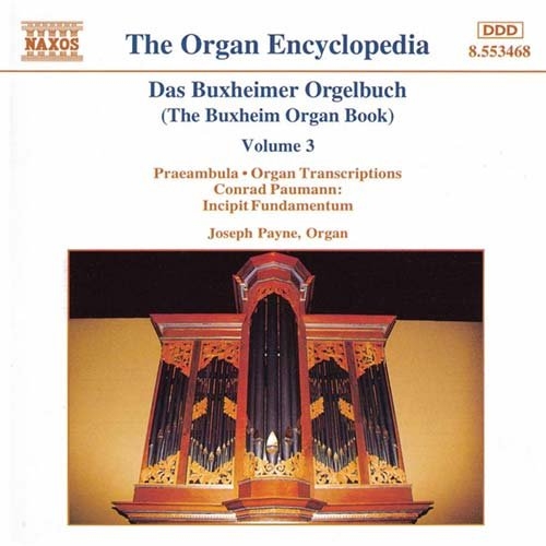 Various - The Buxheim Organ Book Vol 3 i gruppen CD / Klassisk hos Bengans Skivbutik AB (681471)