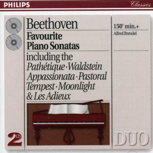 Beethoven - Populära Pianosonater i gruppen CD / Klassisk hos Bengans Skivbutik AB (688485)