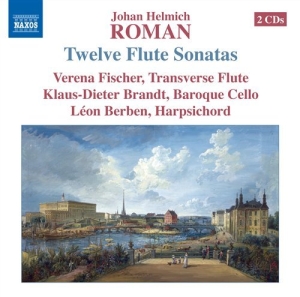 Roman - 12 Sonatas For Flute, Cello And Har i gruppen Externt_Lager / Naxoslager hos Bengans Skivbutik AB (691919)