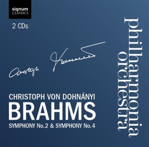 Brahms Johannes - Symphony No.2 And No. 4 i gruppen CD hos Bengans Skivbutik AB (693233)