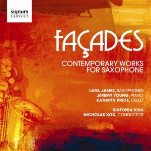 James Lara - Façades: Contemporary Works For Sax i gruppen CD hos Bengans Skivbutik AB (693333)