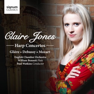 Jones Claire / Bennett William - Harp Concertos i gruppen CD hos Bengans Skivbutik AB (693460)