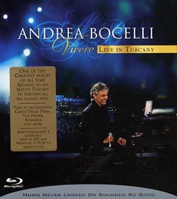 Andrea Bocelli - Vivere - Live In Tuscany - Blu i gruppen DVD & BLU-RAY hos Bengans Skivbutik AB (740097)