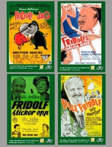 Lille Fridolf x 4 -   i gruppen Musikkk-DVD & Bluray hos Bengans Skivbutik AB (844808)