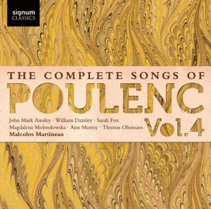 Poulenc - Songs Vol 4 i gruppen CD hos Bengans Skivbutik AB (923683)
