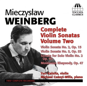 Weinberg - Violin Sonatas Vol 2 i gruppen CD hos Bengans Skivbutik AB (934549)