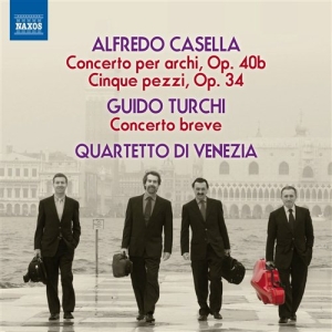 Casella / Turchi - String Quartets i gruppen CD hos Bengans Skivbutik AB (945548)