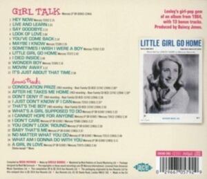 Gore Lesley - Girl Talk With Bonus Tracks i gruppen CD hos Bengans Skivbutik AB (953807)