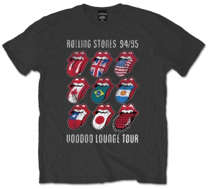 Rolling Stones VDoo Lounge Tongues Grey Mens TS i gruppen Minishops / Rolling Stones hos Bengans Skivbutik AB (V-2628397)