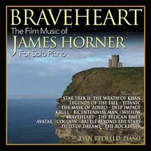 Redfeld Dan - Braveheart: The Film Music Of James i gruppen CD hos Bengans Skivbutik AB (2443803)