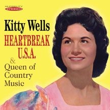 Wells Kitty - Heartbreak U.S.A. & Queen Of Countr i gruppen CD hos Bengans Skivbutik AB (3034733)