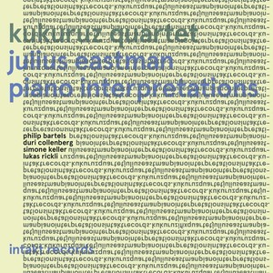 Kukuruz Quartet - Julius Eastman Piano Interpretation