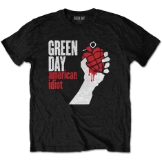 Green Day - American Idiot Uni Bl T-Shirt  (S)