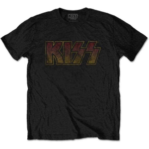 KISS/ Men's Tee: Vintage Classic Logo (L)
