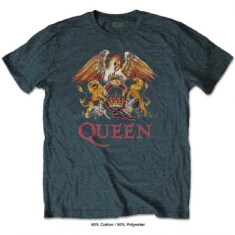 Queen - Queen Men's Tee: Classic Crest